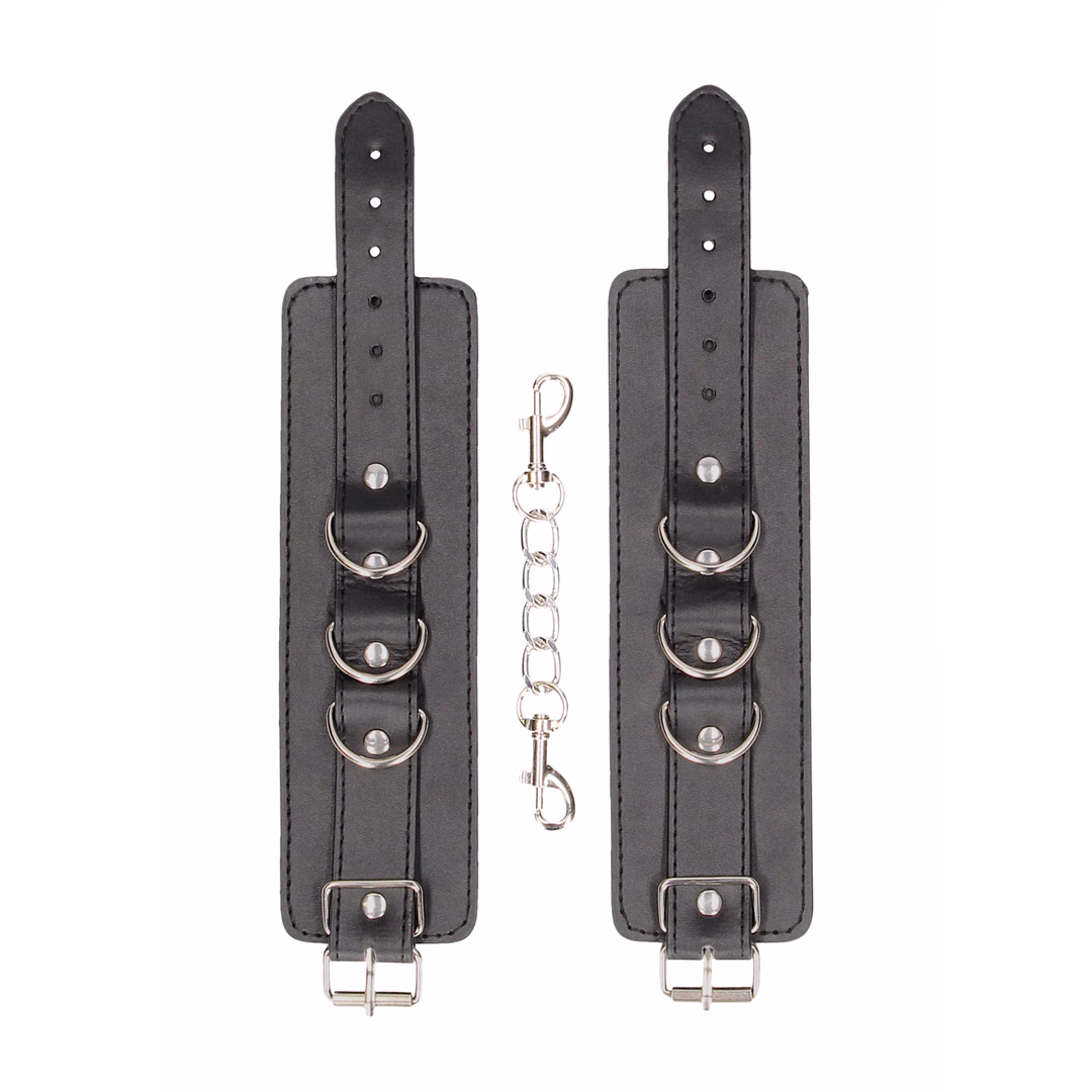 Bonded Leather Hand or Ankle Cuffs - 5