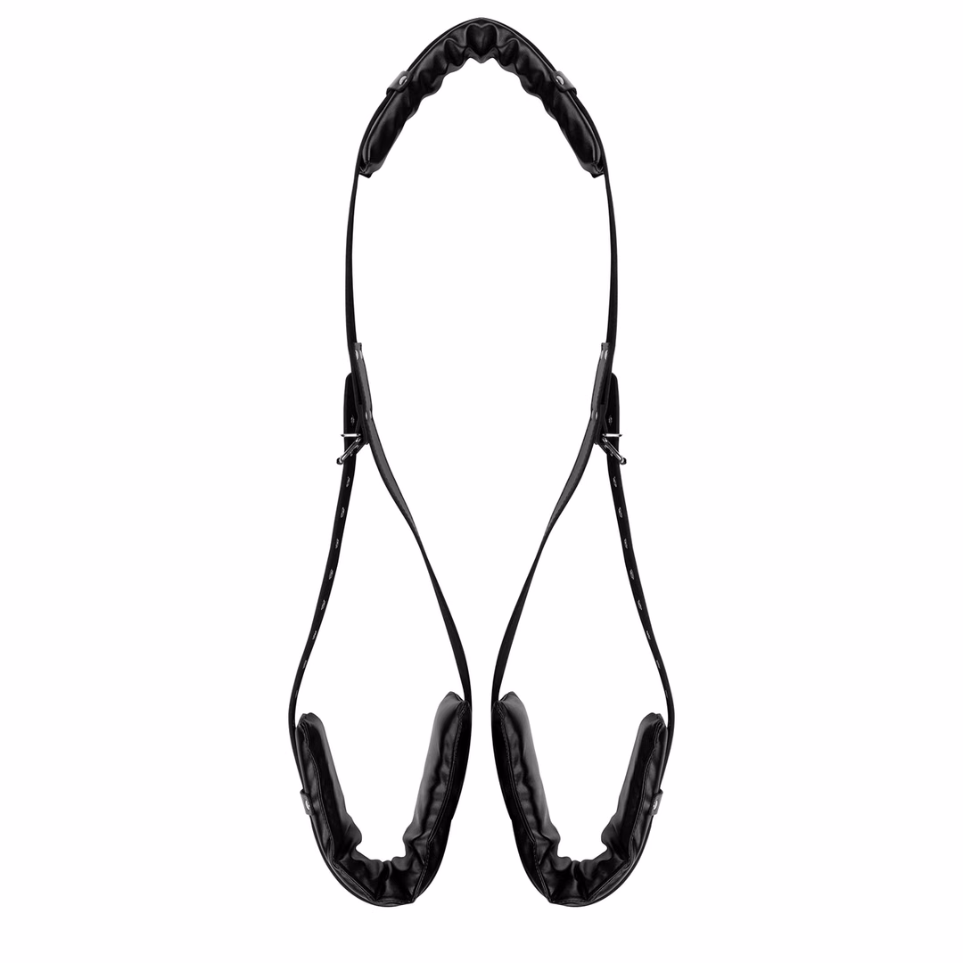Padded Thigh Sling with Adjustable Straps - Black - 4