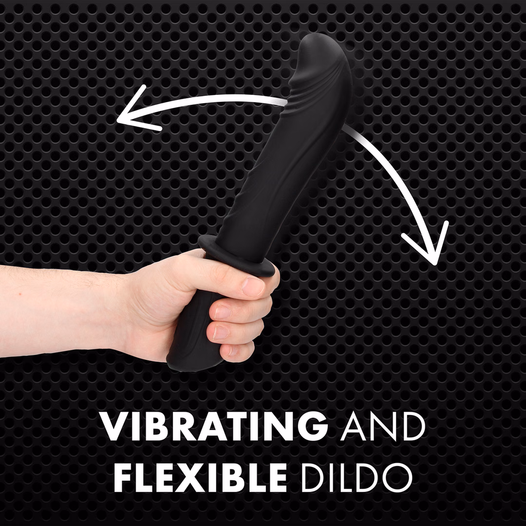 Hand Held Vibrating Sex Machine - Black - 2