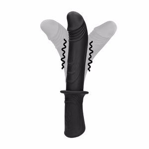 Hand Held Vibrating Sex Machine - Black