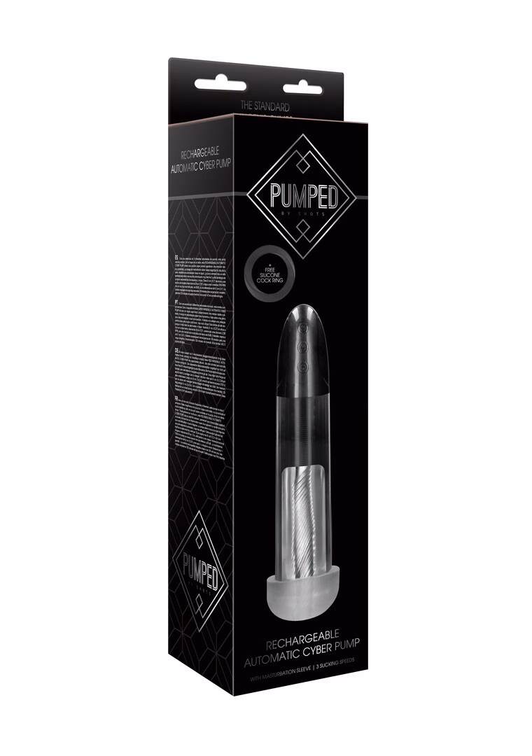 Rechargeable Automatic Cyber Pump with Sleeve – 2 Rechargeable Automatic Cyber Pump with Sleeve - 2