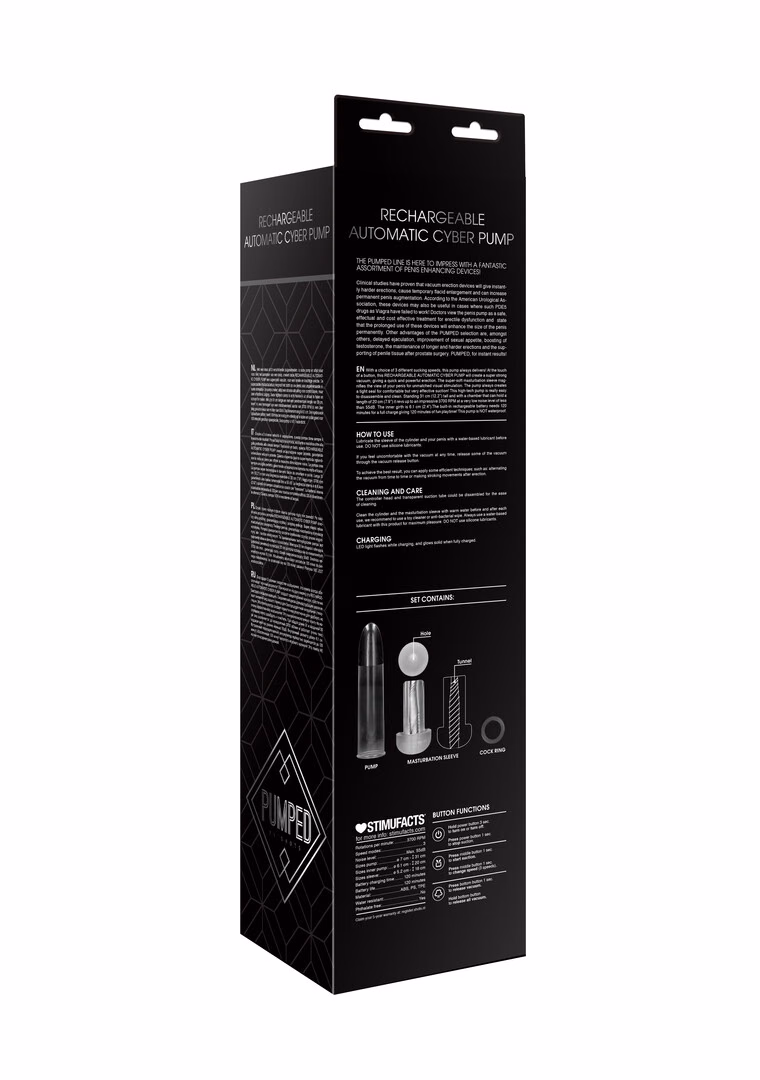 Rechargeable Automatic Cyber Pump with Sleeve - 3
