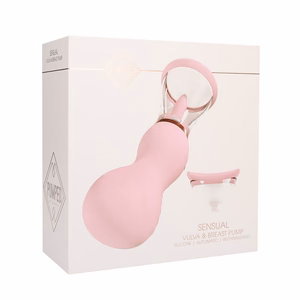 Sensual - Rechargeable Vulva and Breast Pump - Pink - 2