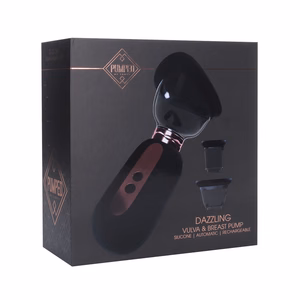 Dazzling - Rechargeable Vulva and Breast Pump - Black - 2