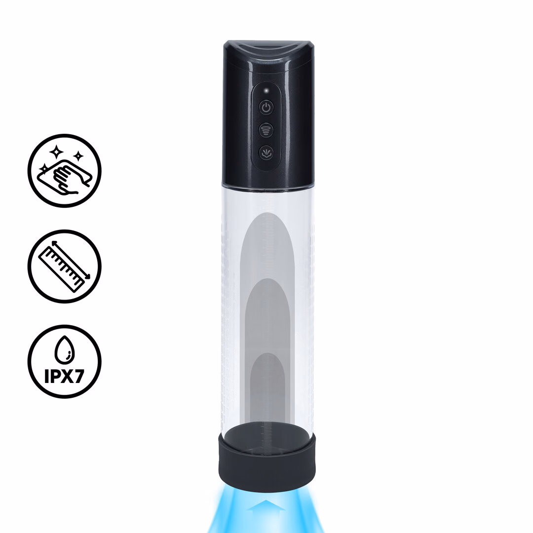 HyperPump - Rechargeable Penis Pump - Gun Metal
