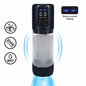 UltraLift - Automatic Waterproof Masturbator Pump - Gun Metal