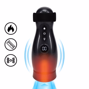 Virtuo - Suction and Vibration Masturbator Pump with Phone Attachment - Gun Metal