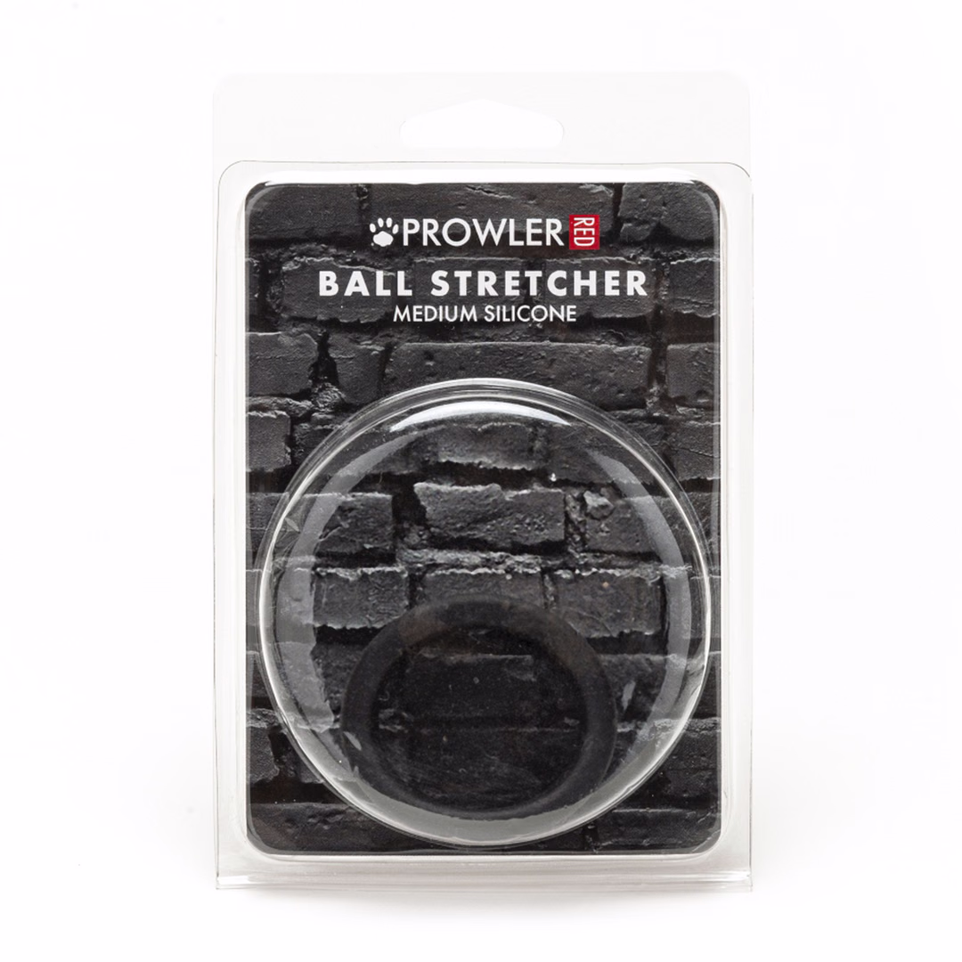 Silicone Ball Stretcher - Medium - Black - 2