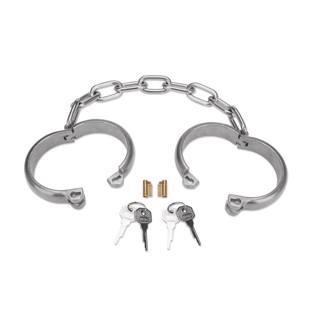Heavy Duty Hand Cuffs - Silver - 2
