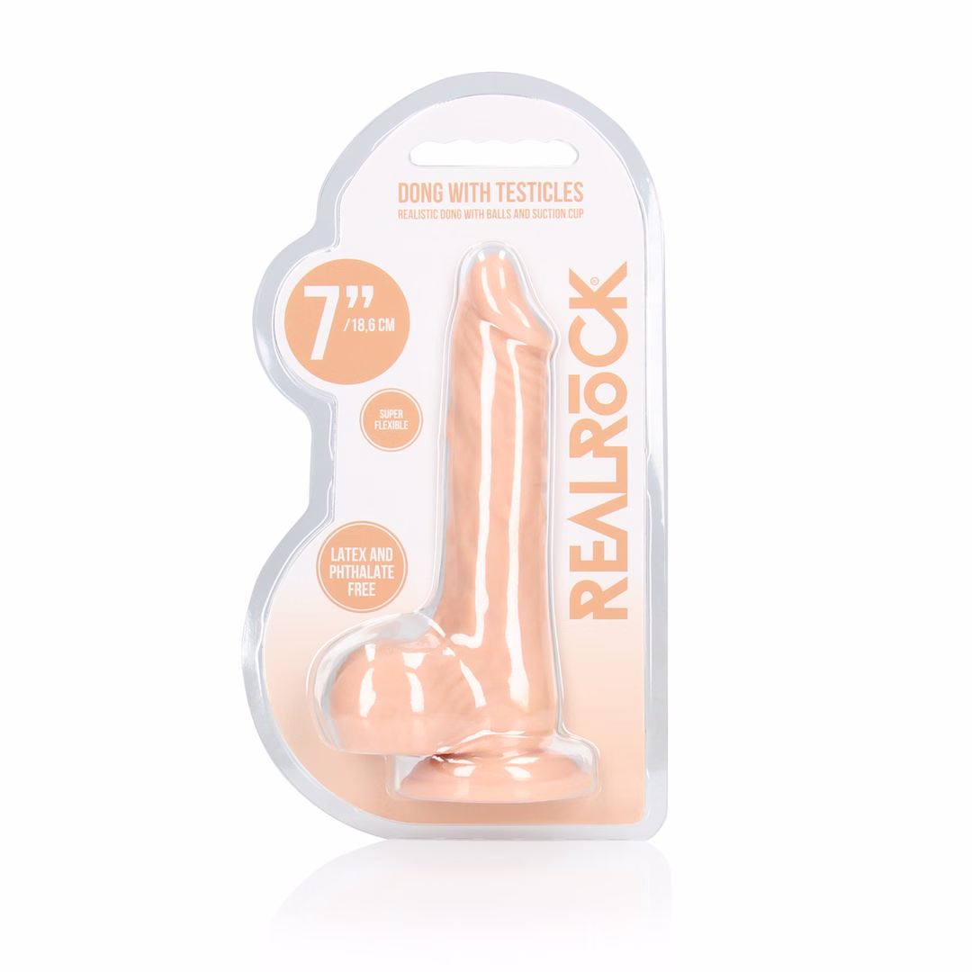 Dong with Testicles - 7 / 17 cm - 2