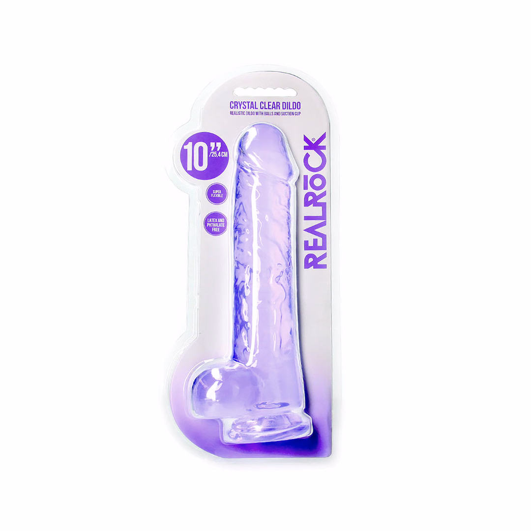 Realistic Dildo with Balls - 10 / 25,4 cm - 2