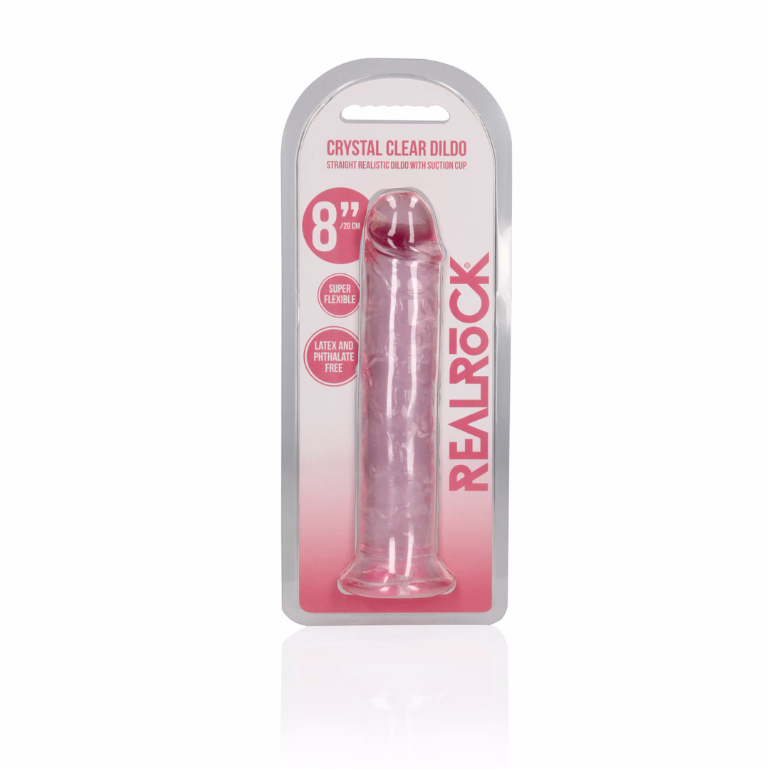 Straight Realistic Dildo with Suction Cup - 8'' / 20 - 2