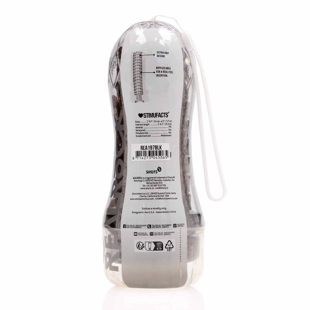 Easy Rider - Textured Masturbator - Black - 2