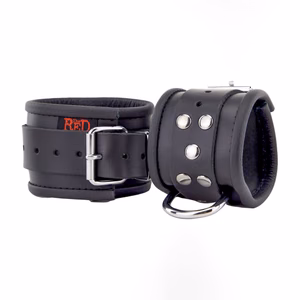 Leather Handcuffs - Black