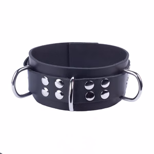 Ultra Leather Necklace - Black