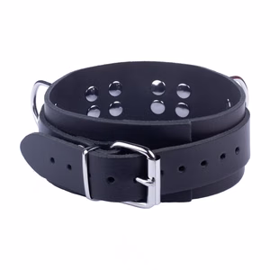 Ultra Leather Necklace – Black – 2 Ultra Leather Necklace - Black - 2