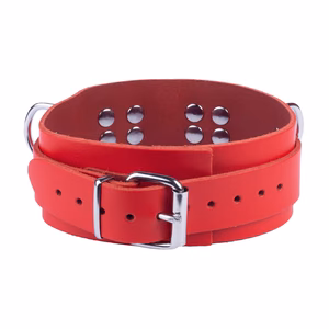 Ultra Leather Necklace – Red – 2 Ultra Leather Necklace - Red - 2