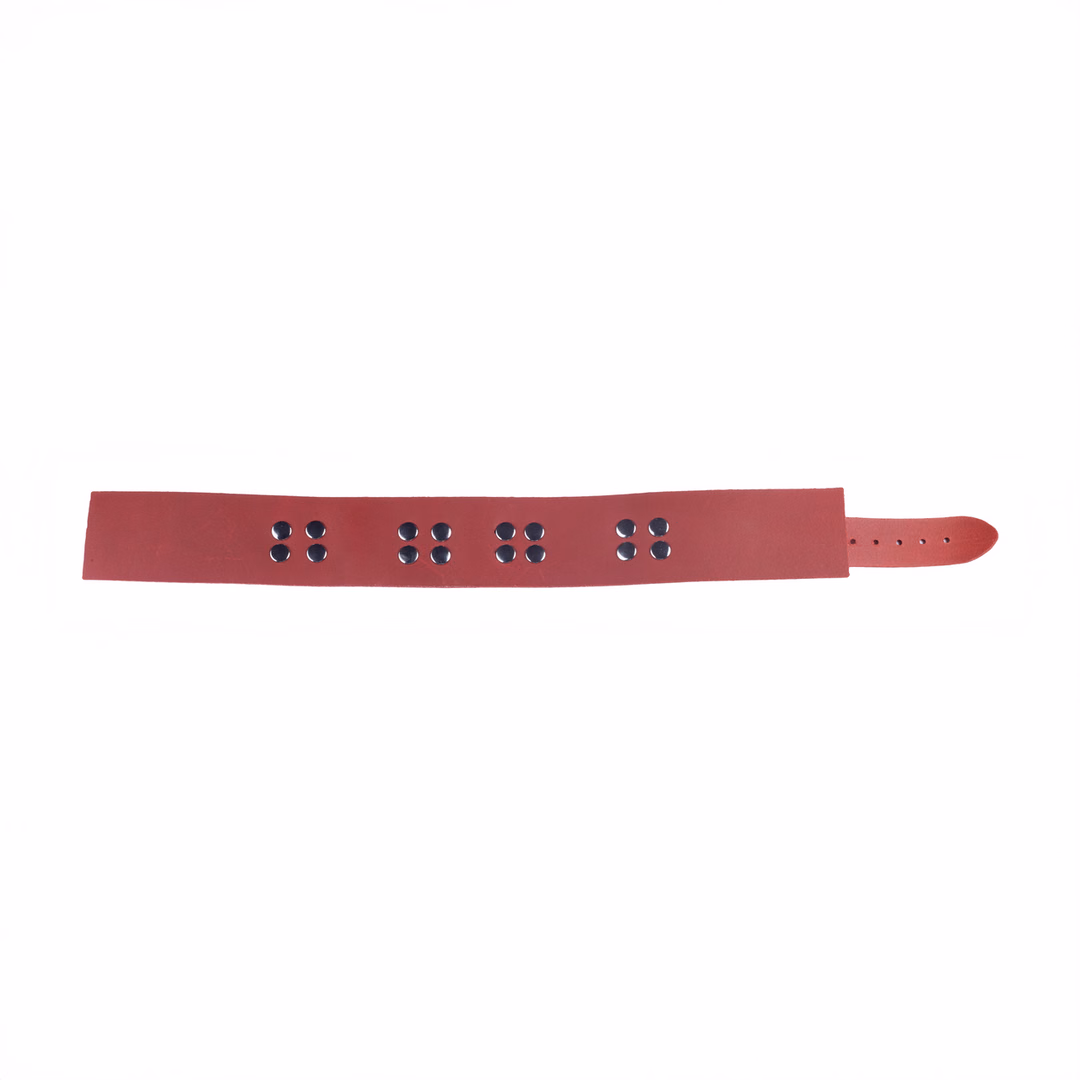 Ultra Leather Necklace - Red - 4