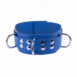 Ultra Leather Necklace - Blue