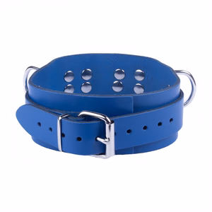 Ultra Leather Necklace – Blue – 2 Ultra Leather Necklace - Blue - 2
