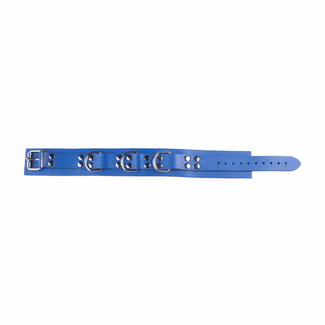 Ultra Leather Necklace - Blue - 3