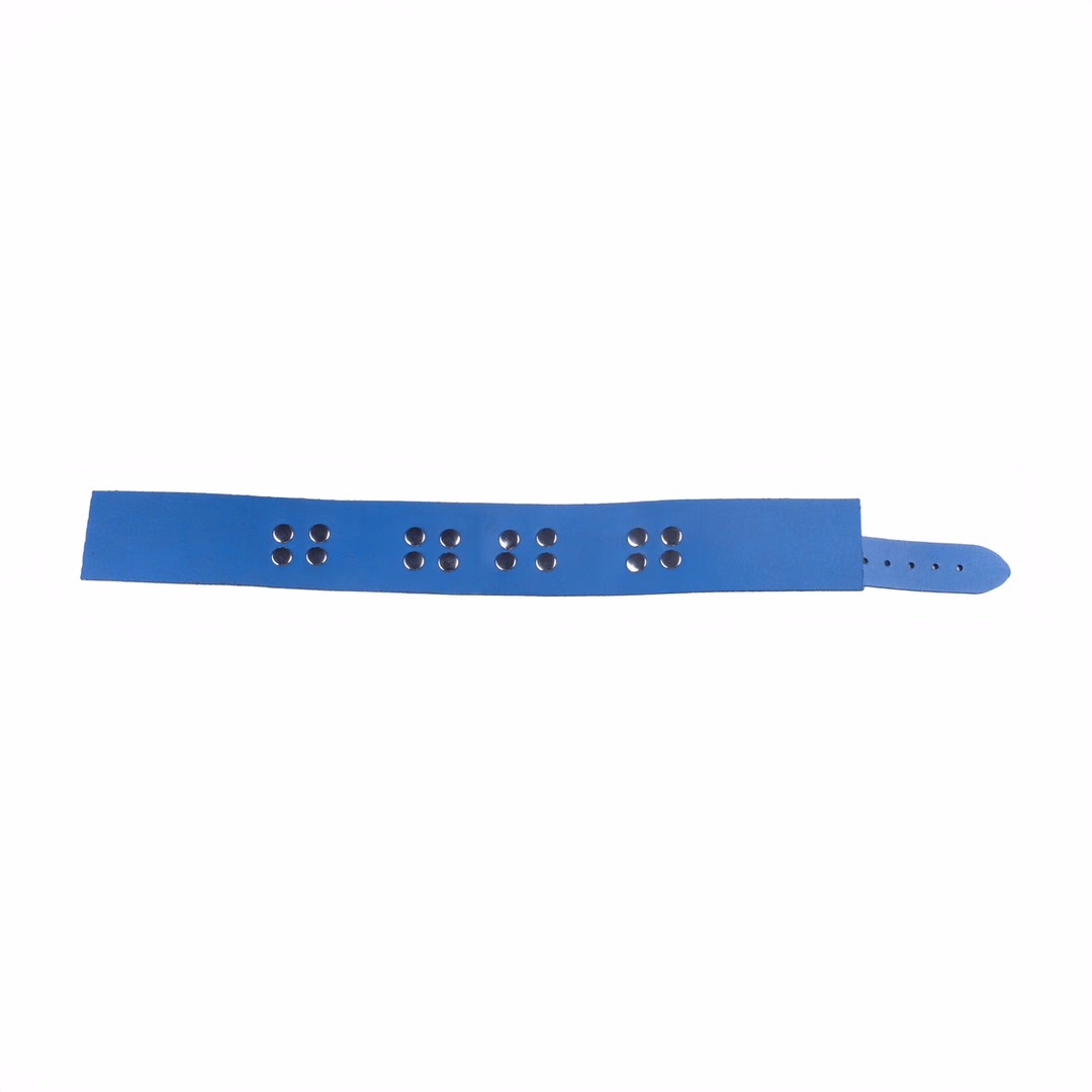 Ultra Leather Necklace - Blue - 4