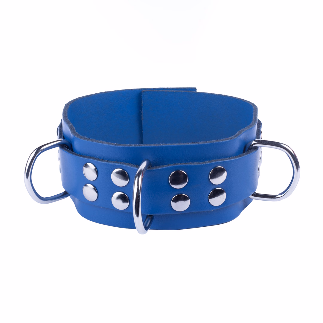 Ultra Leather Necklace - Blue