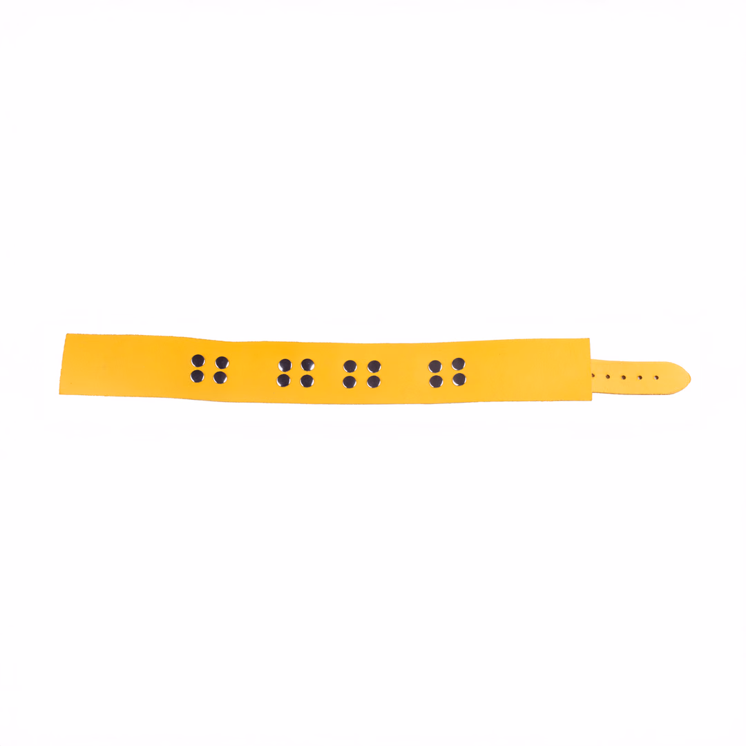 Ultra Leather Necklace - Yellow - 4