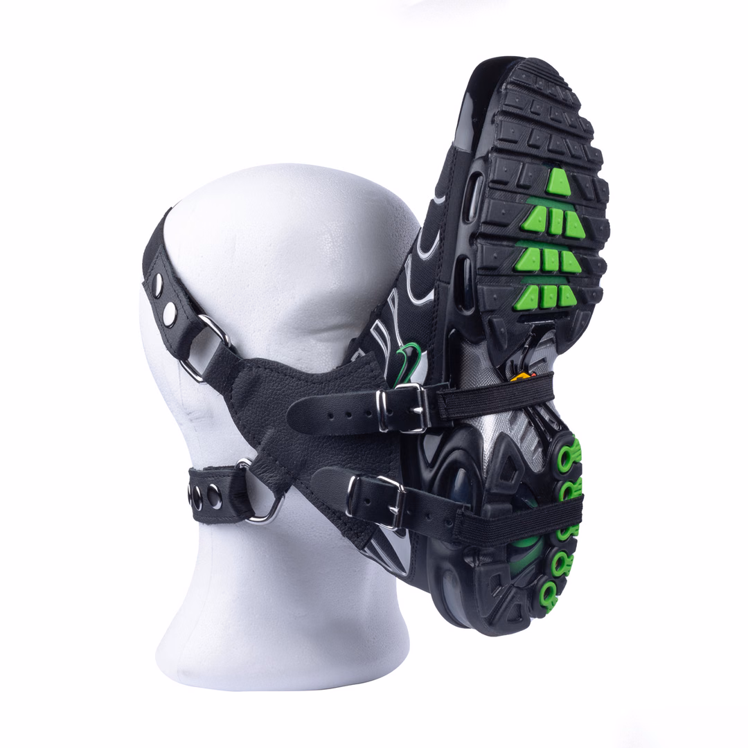 Sniff My Sneaker - Leather Mask - Black