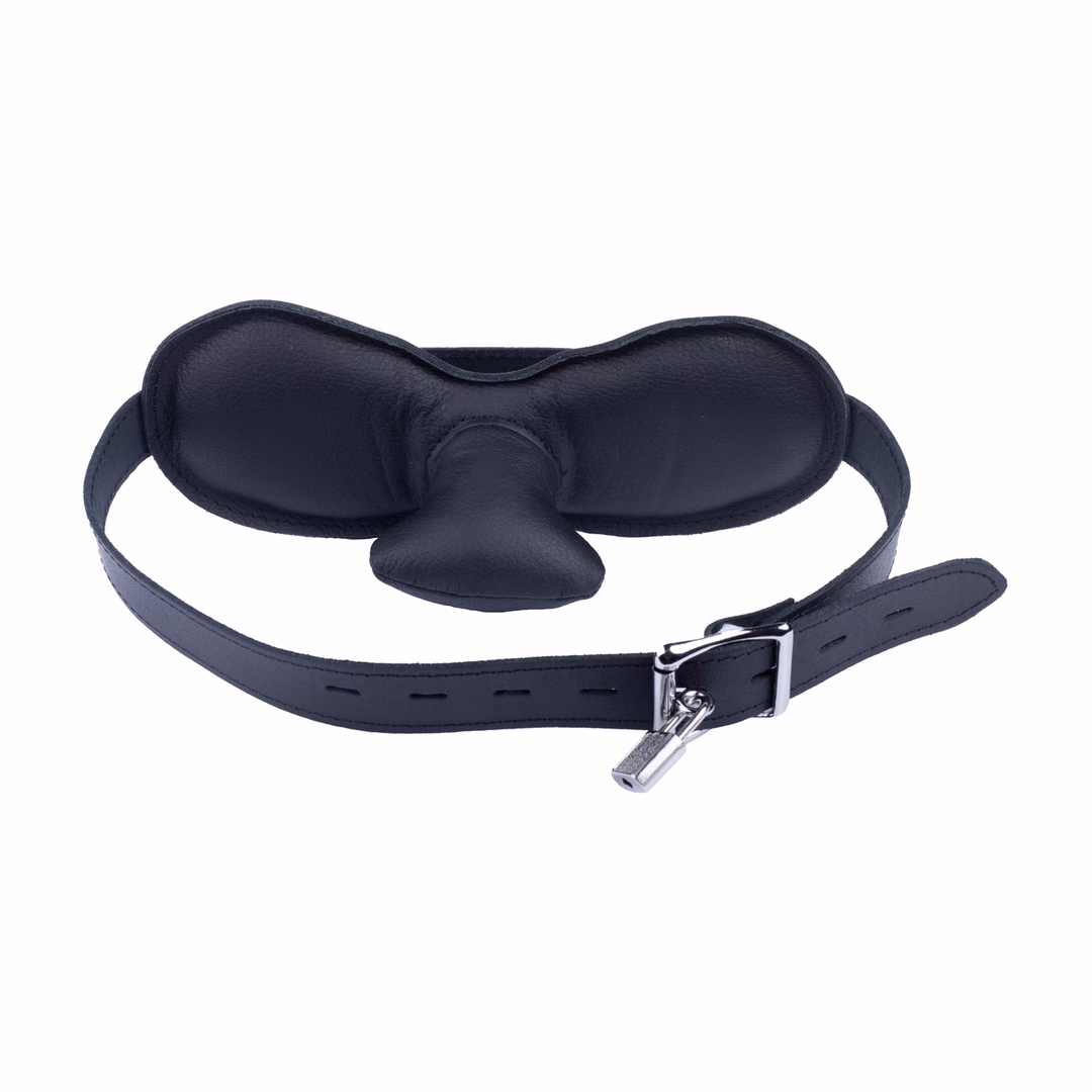 Leather Gag - Black - 3