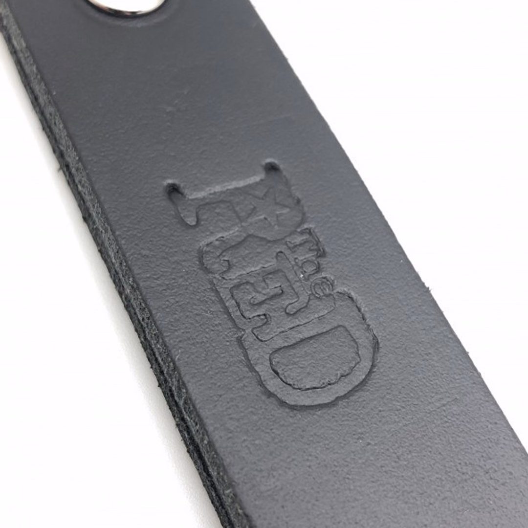 Leather Paddle with 3 Straps - 39,5 cm - Black - 5