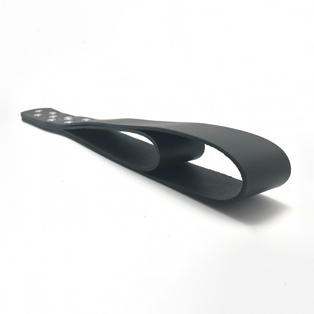 Leather Double Paddle - 44,5 cm - Black - Image 3