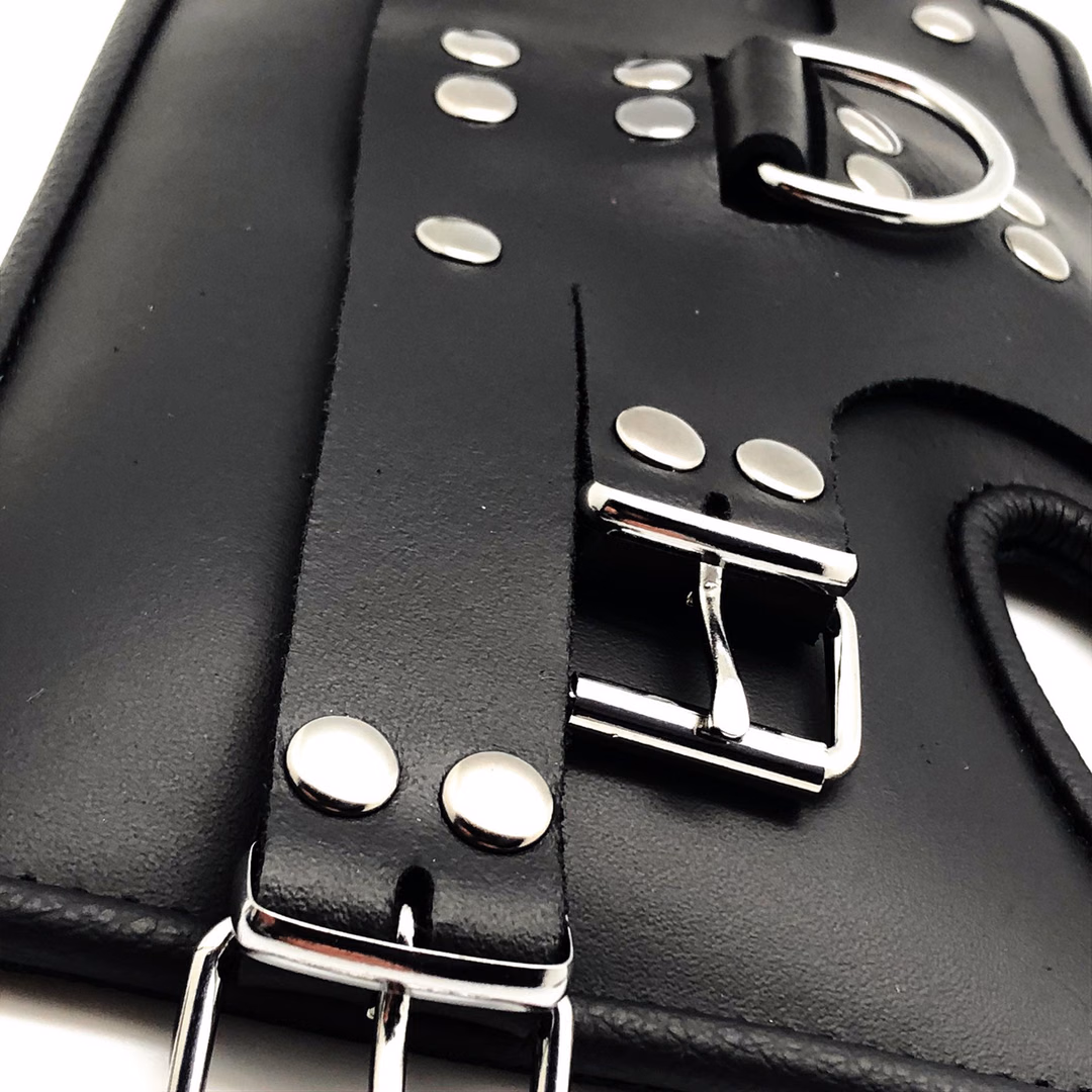 Deluxe Leather Suspension Cuff - Black - 4
