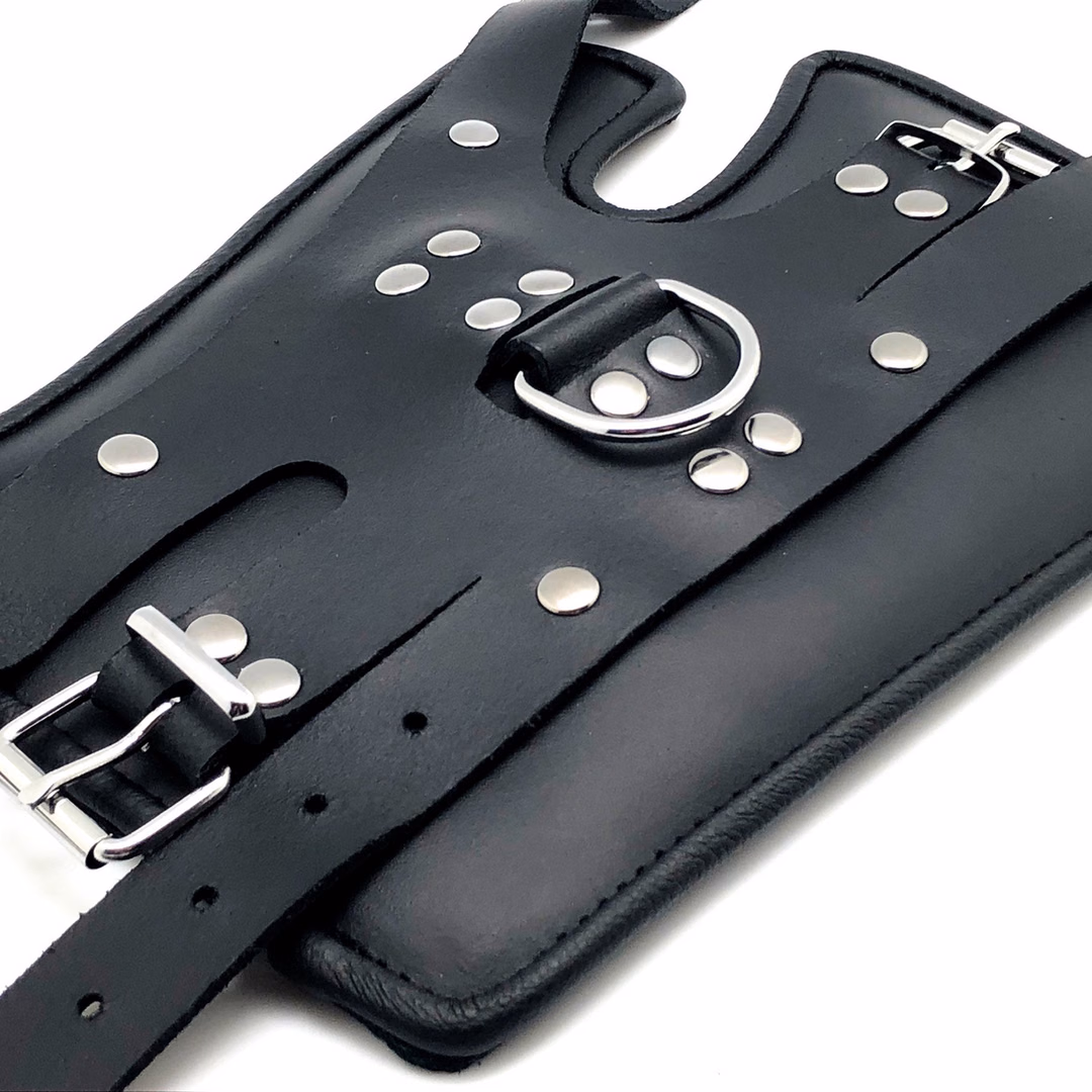 Deluxe Leather Suspension Cuff - Black - 5