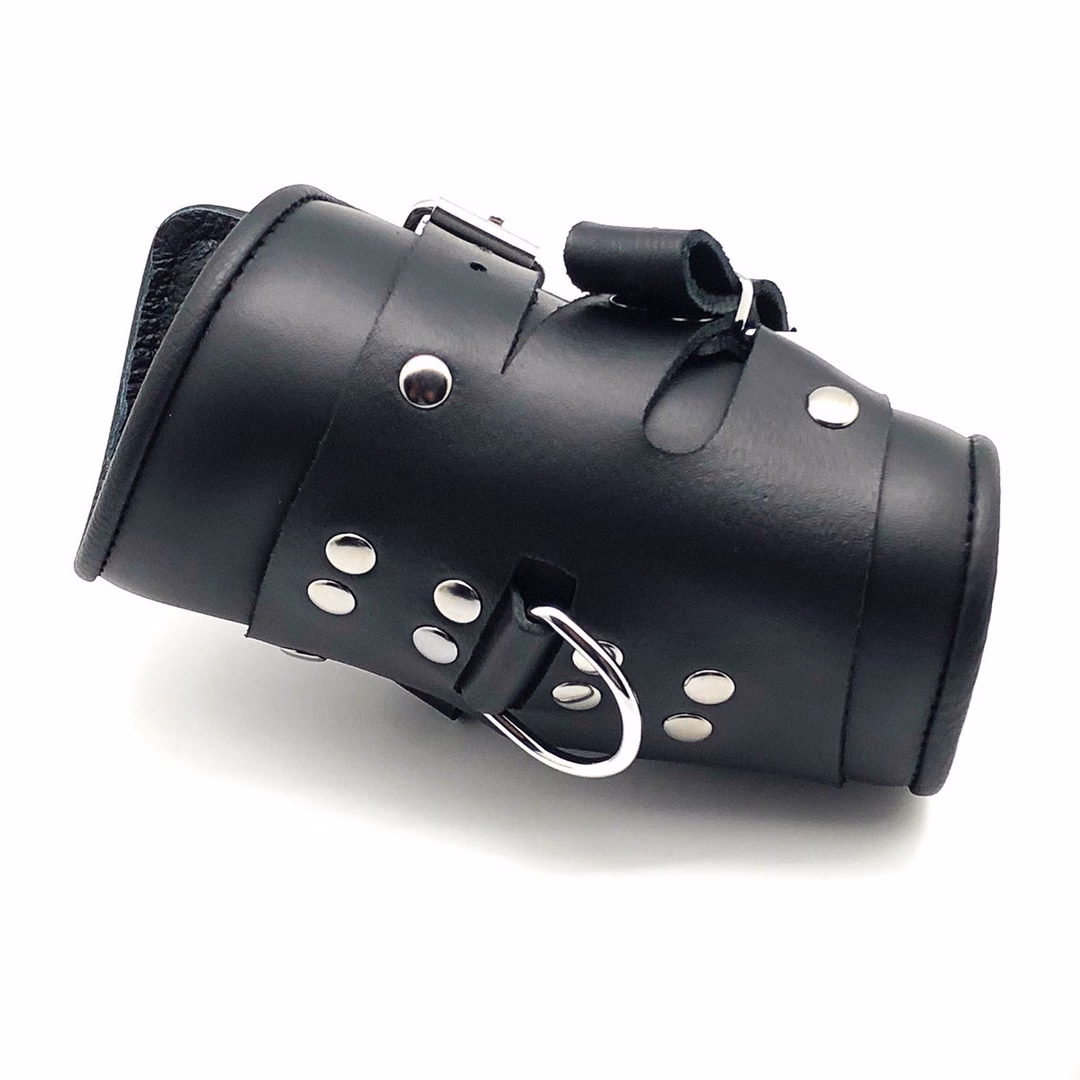 Deluxe Leather Suspension Cuff - Black - 3