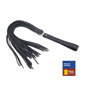 Martinet with Leather Strings - 75 cm - Black
