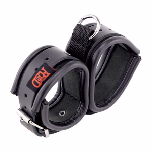 Leather Double Handcuffs - Black - 2