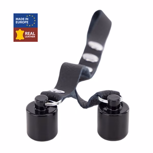 Leather Ballstretcher Weights 2 x 50 gr - Black