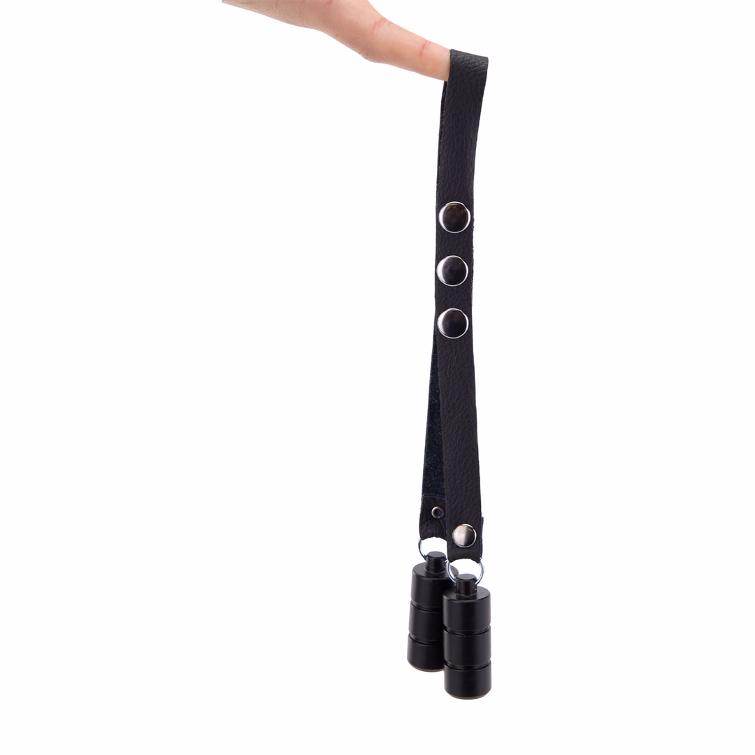 Leather Ballstretcher Weights 2 x 100 gr - Black - 4