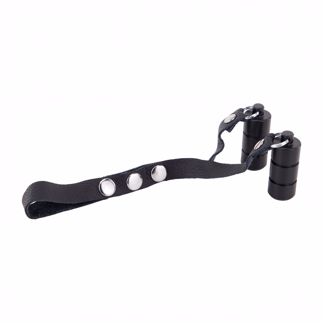 Leather Ballstretcher Weights 2 x 100 gr - Black - 3