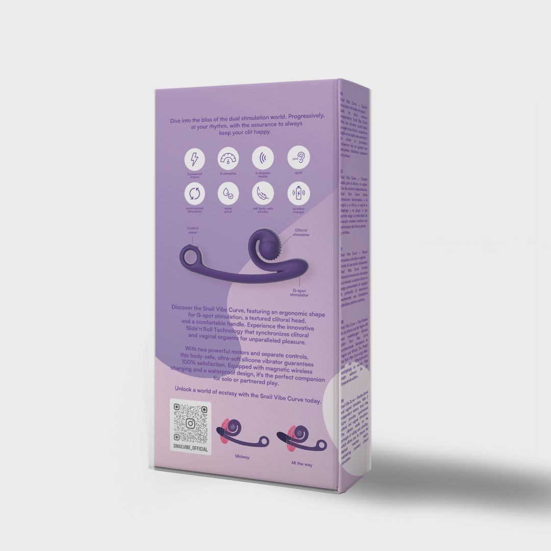 CURVE - Dual Stimulator - Purple - Image 3