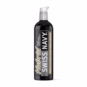 Hybrid - Premium Silicone and Water Hybrid Lubricant - 8 fl oz / 237 ml