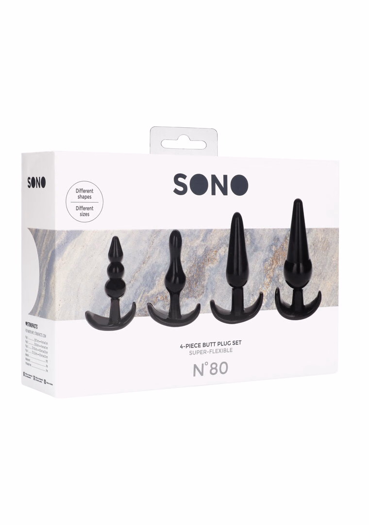 No.80 - 4-Piece Butt Plug Set - 2