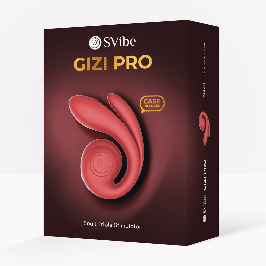 GIZI Pro - Triple Stimulator - Bordeaux - 2