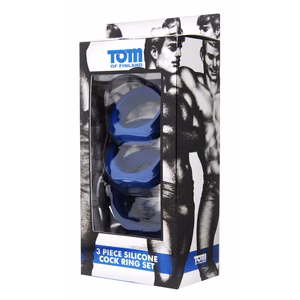 3-Piece Silicone Cockring Set - 2