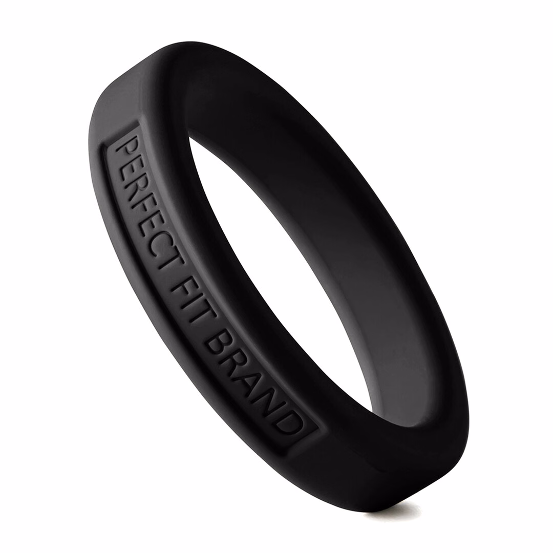 Silicone Hefty Ring Classic - Cockring - 1.75 / 4,4 cm - Black - 3