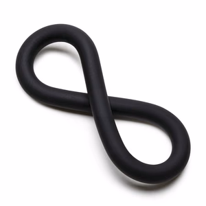 Silicone Hefty Wrap Ring - Cockring - 9 / 22,9 cm - Black
