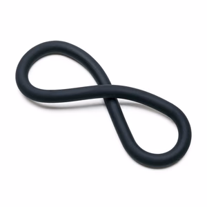 Silicone Hefty Wrap Ring - Cockring - 12 / 30,5 cm - Black
