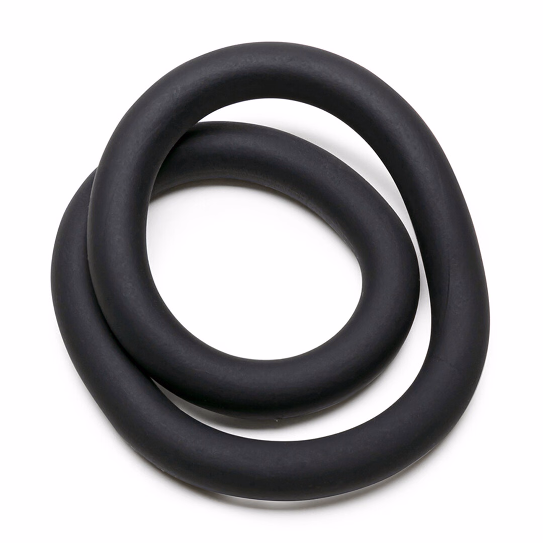 Silicone Hefty Wrap Ring - Cockring - 12 / 30,5 cm - Black - 4
