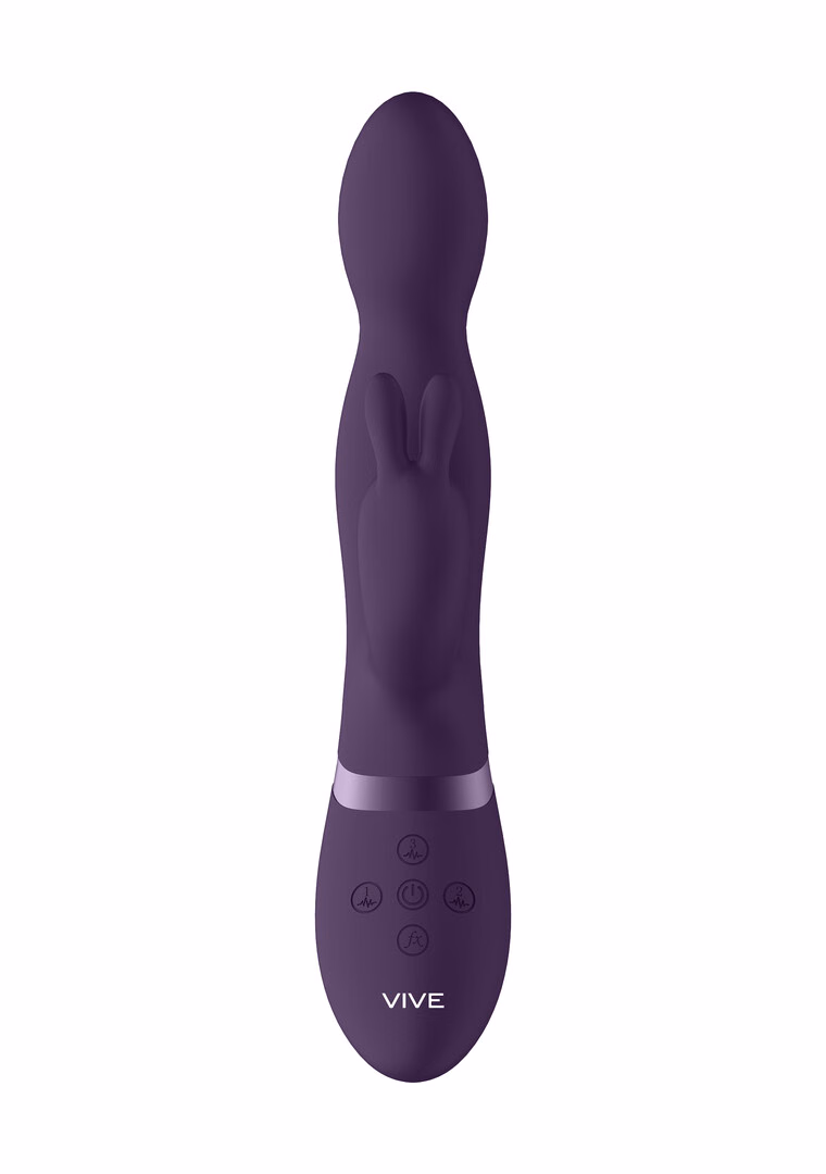 Niva - Rotating Rabbit Vibrator - Purple - 5